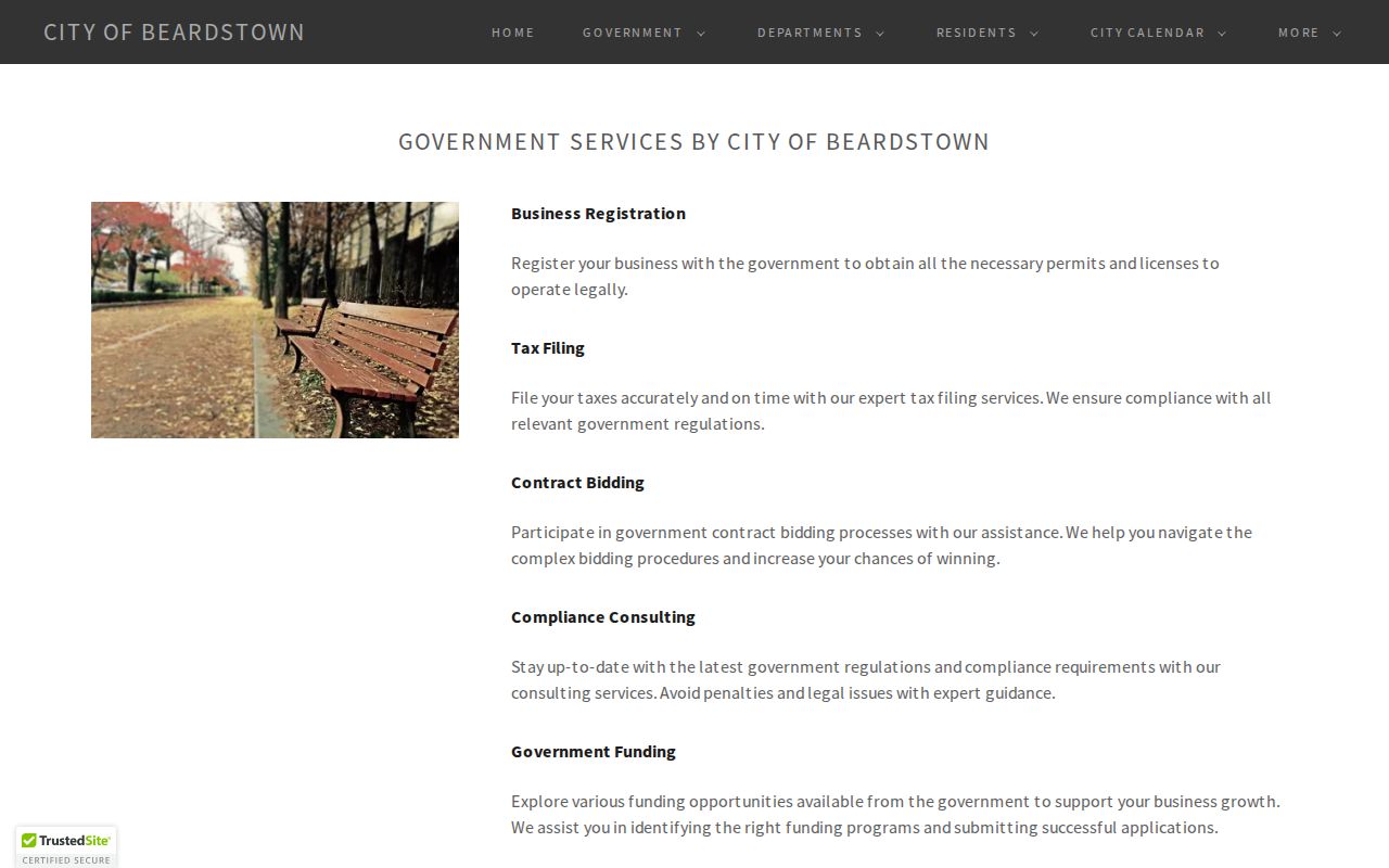 Beardstown Police public-information page for city arrest records